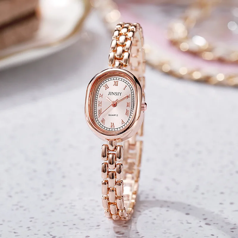 Ladies Watch, Oval Student Temperament Niche Fashion Quartz Watch
Ladies Watch, Oval Student Temperament Niche Fashion Quartz Watch