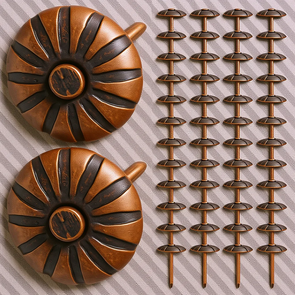 300pcs Iron Upholstery Tacks Vintage Furniture Nails Decorative Push Pins For Sofa Diy Home Decoration Office Binding Supplies
300pcs Iron Upholstery Tacks Vintage Furniture Nails Decorative Push Pins For Sofa Diy Home Decoration Office Binding Supplies