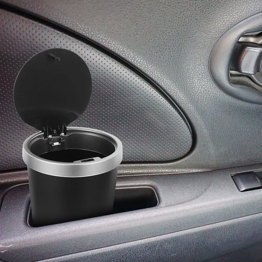 2Pcs Car Trash Can Portable Mini Bin Cup Holder Lid Solid Material Small Garbage Can for Car Interior Organization Storage
2Pcs Car Trash Can Portable Mini Bin Cup Holder Lid Solid Material Small Garbage Can for Car Interior Organization Storage