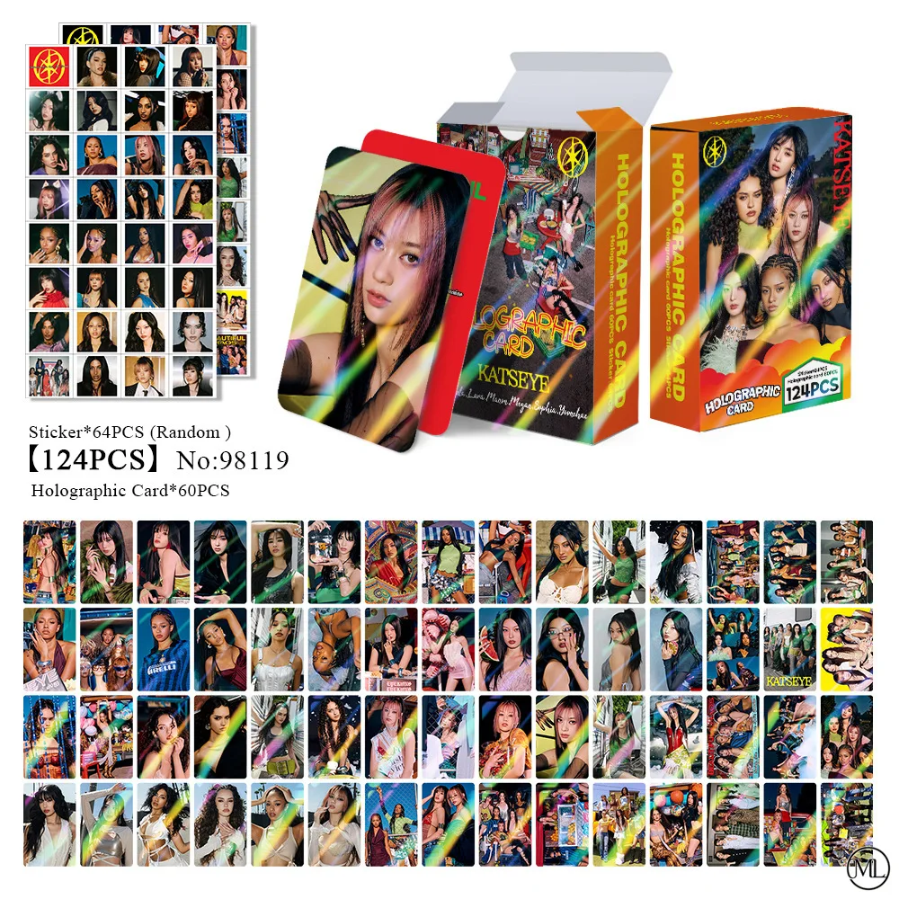 92Pcs/Set Kpop Idol KATSEYE New Album BEAUTIFULCHAOS Lomo Cards LARA DANIELA HD Printd Photocards Stickers MANON MEGAN Fans Gift
92Pcs/Set Kpop Idol KATSEYE New Album BEAUTIFULCHAOS Lomo Cards LARA DANIELA HD Printd Photocards Stickers MANON MEGAN Fans Gift