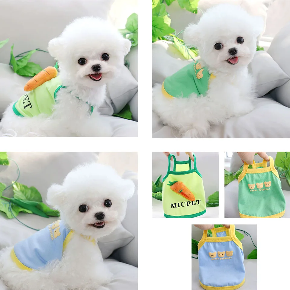 Cute Dog Cartoon Suspenders Breathable Vest Puppy Soft Clothes Poodle Summer Pullover Cool Dog Clothes Pet Dog Clothes
Cute Dog Cartoon Suspenders Breathable Vest Puppy Soft Clothes Poodle Summer Pullover Cool Dog Clothes Pet Dog Clothes