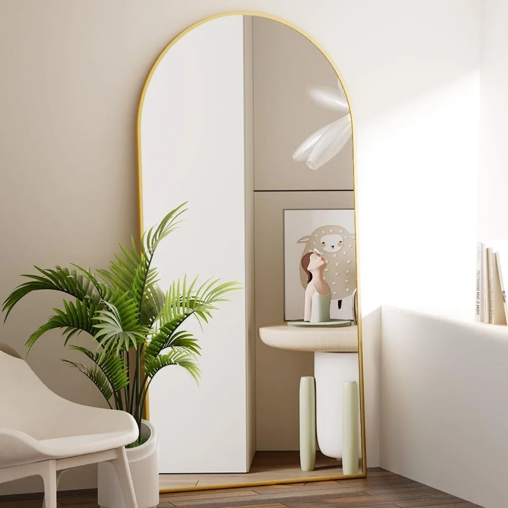 24 x 65 inch Arched Full Length Mirror, Gold Arch Floor Mirror Full Length with Stand, Full Body Standing Mirror for Living Room
24 x 65 inch Arched Full Length Mirror, Gold Arch Floor Mirror Full Length with Stand, Full Body Standing Mirror for Living Room