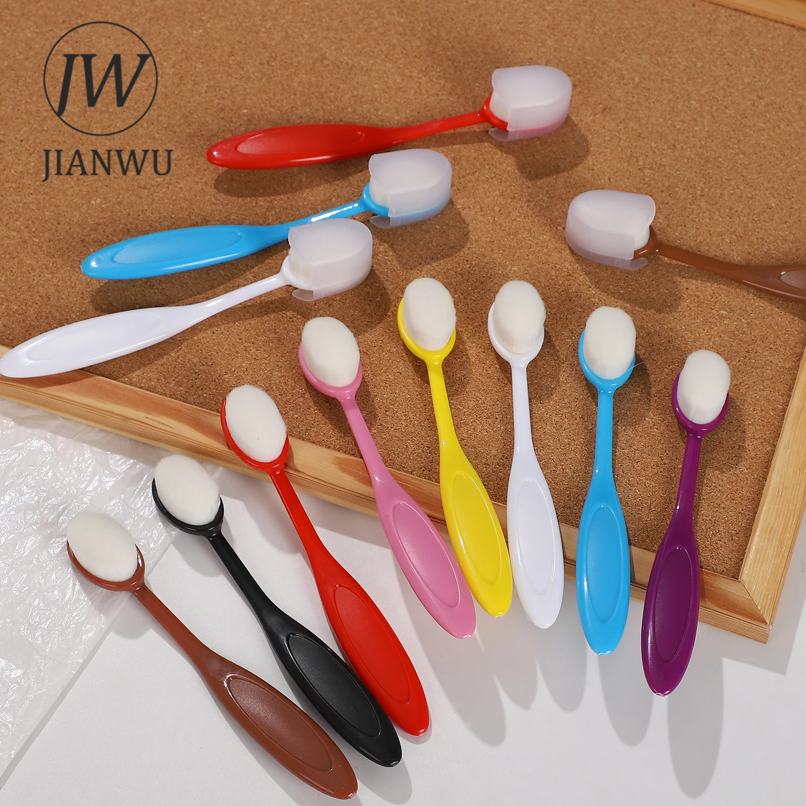 JIANWU 8 Pcs/set No. 4 Toothbrush Type Colorful Material Decor Painting Makeup Brush Set Creative DIY Journal Collage Stationery
JIANWU 8 Pcs/set No. 4 Toothbrush Type Colorful Material Decor Painting Makeup Brush Set Creative DIY Journal Collage Stationery