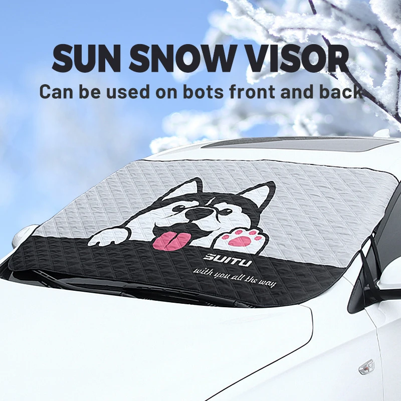 TOPC Windshield Sunshade Car Sun Visor Security Design Thermolytic Cute Car Sunshade For Winter Windscreen Cover Protection
TOPC Windshield Sunshade Car Sun Visor Security Design Thermolytic Cute Car Sunshade For Winter Windscreen Cover Protection