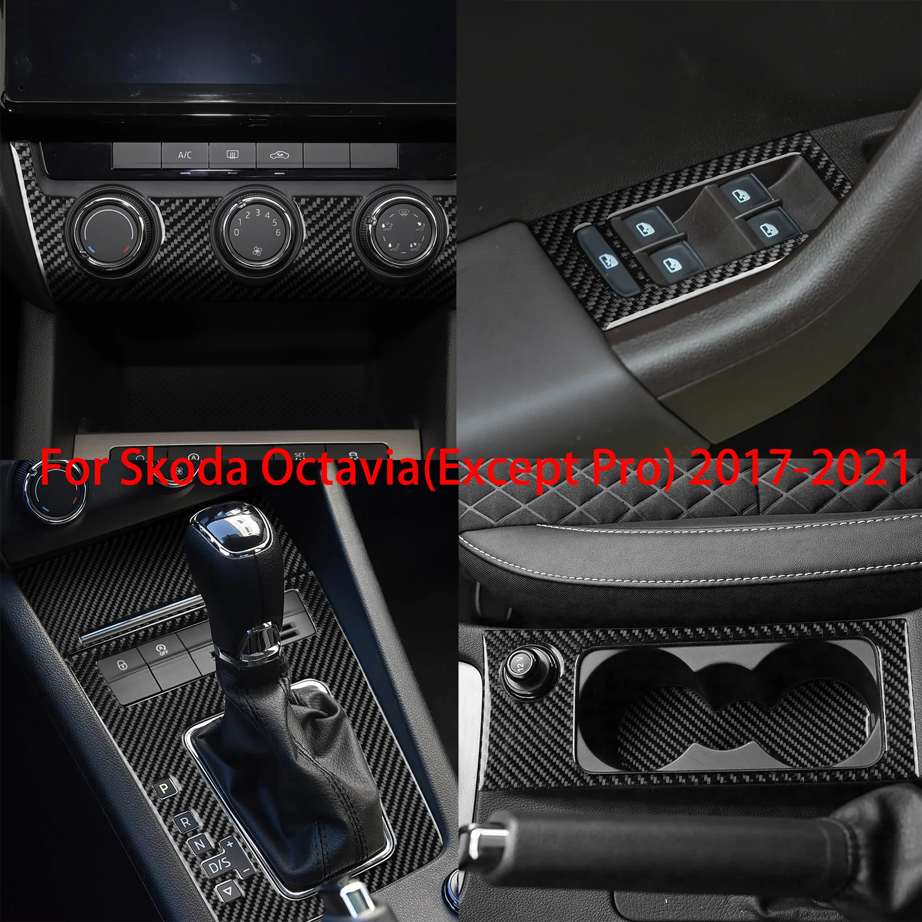 For Skoda Octavia(Except Pro) 2017-2021 Car Interior Accessories Sticker Carbon Fiber Window Button Lifting Gear Shift Panel
For Skoda Octavia(Except Pro) 2017-2021 Car Interior Accessories Sticker Carbon Fiber Window Button Lifting Gear Shift Panel