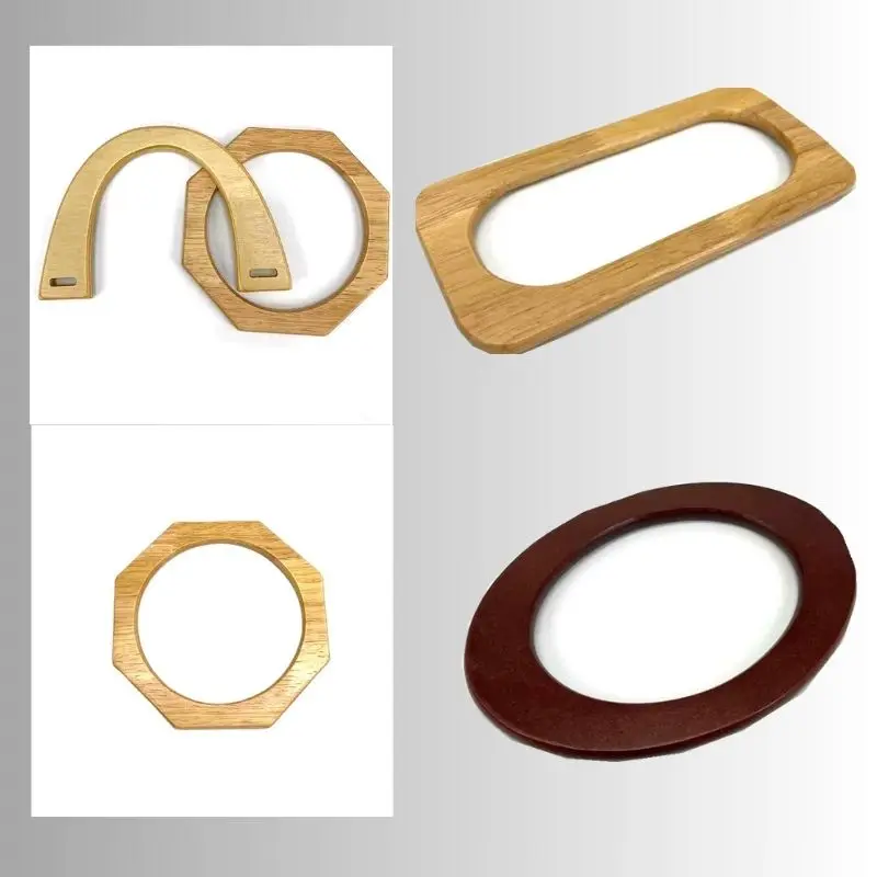 Classic Wooden Bag Handle 1PC Round /D-shaped Handbag HandlesReplacement DIY Purse Handcrafted Accessories Knitting Bag Making
Classic Wooden Bag Handle 1PC Round /D-shaped Handbag HandlesReplacement DIY Purse Handcrafted Accessories Knitting Bag Making