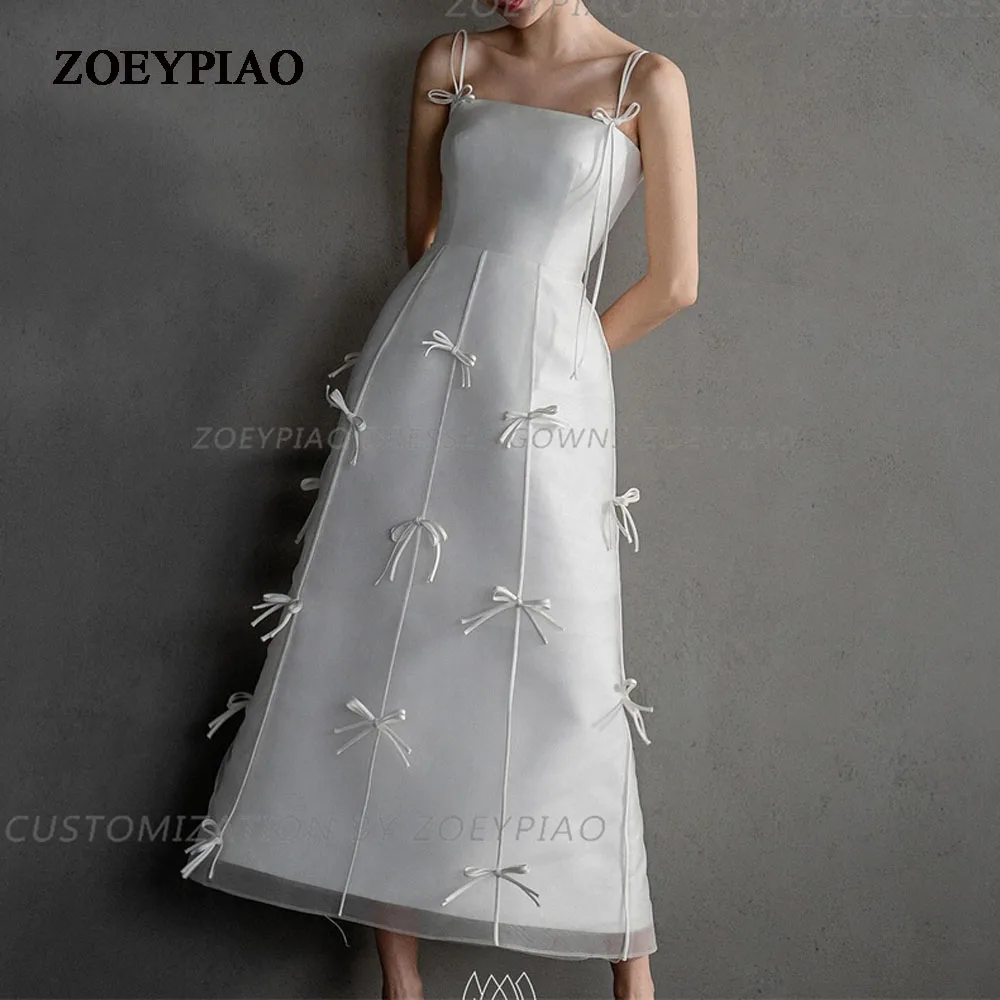Simple Square Neck Wedding Dress Korea Photo Shoot A Line Sleeveless Bow Ankle Length Formal Bride Bridal Gown Corset Back
Simple Square Neck Wedding Dress Korea Photo Shoot A Line Sleeveless Bow Ankle Length Formal Bride Bridal Gown Corset Back