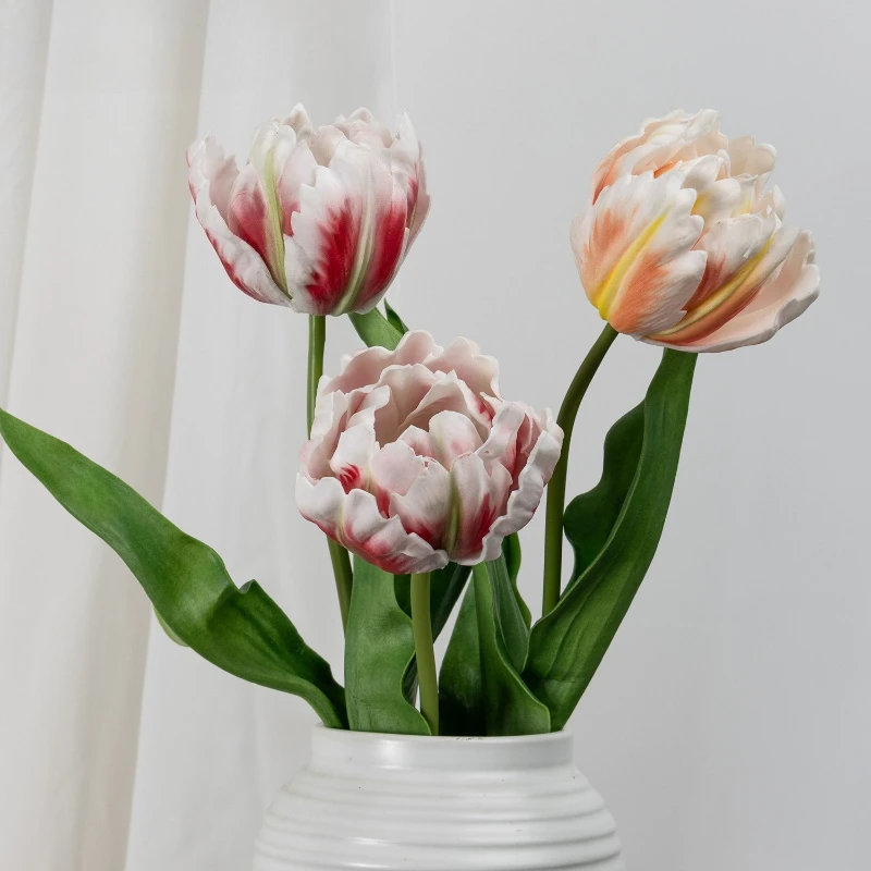 5pcs Wedding Pink Tulips High Quality Artificial Flowers Shopping Mall Decoration Real Touch Parrot Tulip Simulation Flower
5pcs Wedding Pink Tulips High Quality Artificial Flowers Shopping Mall Decoration Real Touch Parrot Tulip Simulation Flower