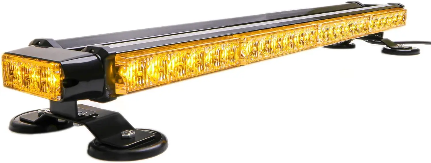 26.5" Amber Yellow 54 LED Automotive Rooftop Beacon Warning Emergency Flashing Snow Plow Light Bar Double Side Strobe
26.5" Amber Yellow 54 LED Automotive Rooftop Beacon Warning Emergency Flashing Snow Plow Light Bar Double Side Strobe