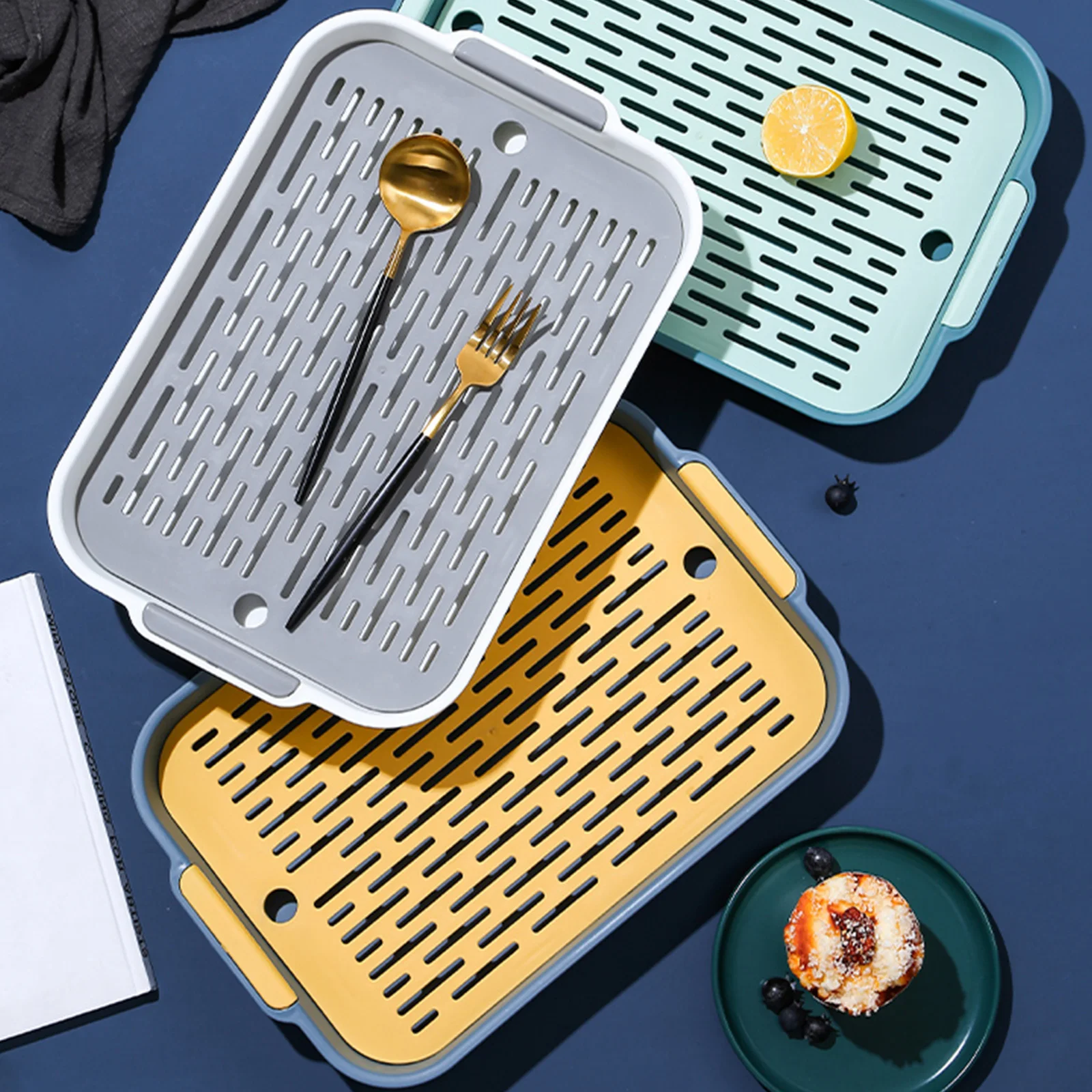 1Pcs Double Layer Drain Tray Stylish Color Plastic Dish Drainer Efficient Water Drain Board for Home Restaurant Use Bowl Filter
1Pcs Double Layer Drain Tray Stylish Color Plastic Dish Drainer Efficient Water Drain Board for Home Restaurant Use Bowl Filter