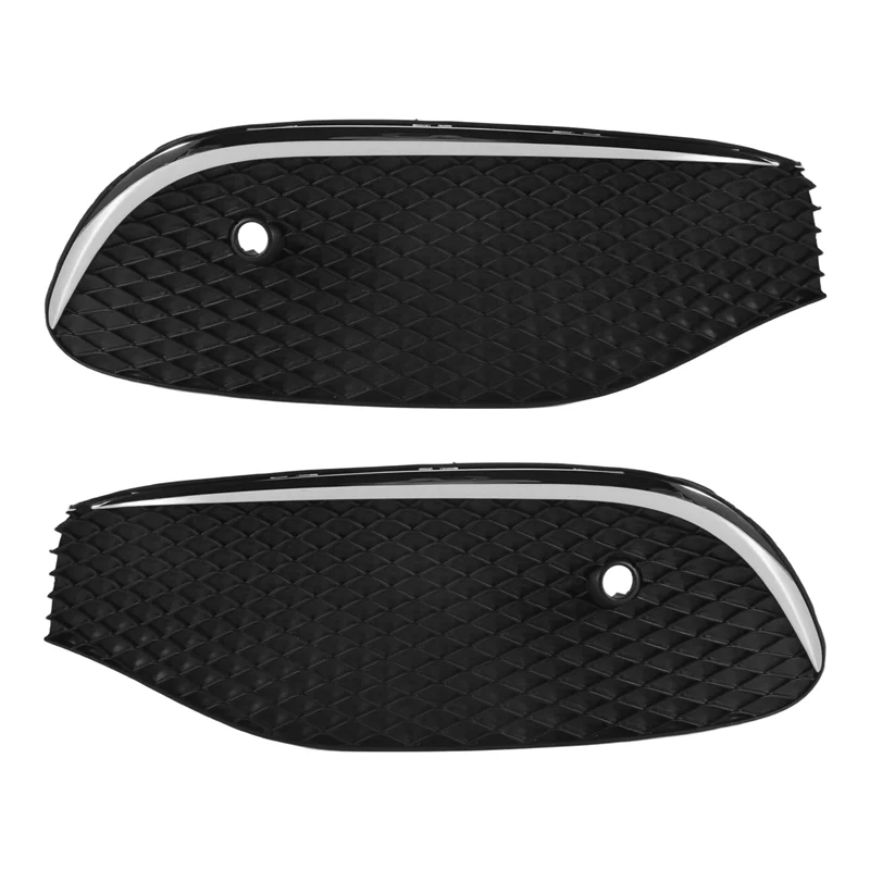 A77Q-1Pair Car Front Bumper Fog Light Grille Fog Lamp Grill Cover With Chrome Strip For E Class W213 2016-2020
A77Q-1Pair Car Front Bumper Fog Light Grille Fog Lamp Grill Cover With Chrome Strip For E Class W213 2016-2020