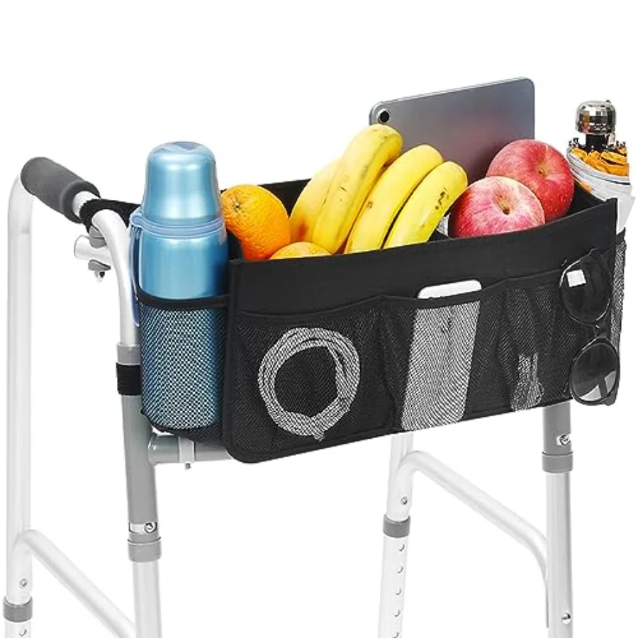 Upgrade Walker Basket with Cup Holder, Foldable Walker Storage Bag for Seniors with Big Capacity and Never Tipping Over, Best G
Upgrade Walker Basket with Cup Holder, Foldable Walker Storage Bag for Seniors with Big Capacity and Never Tipping Over, Best G