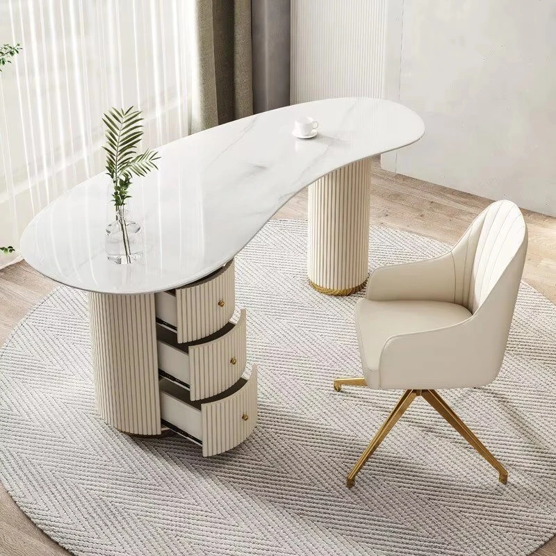 Information Desk Reception Negotiation Salon Table Household Modern Simple Metal Curved Table
Information Desk Reception Negotiation Salon Table Household Modern Simple Metal Curved Table