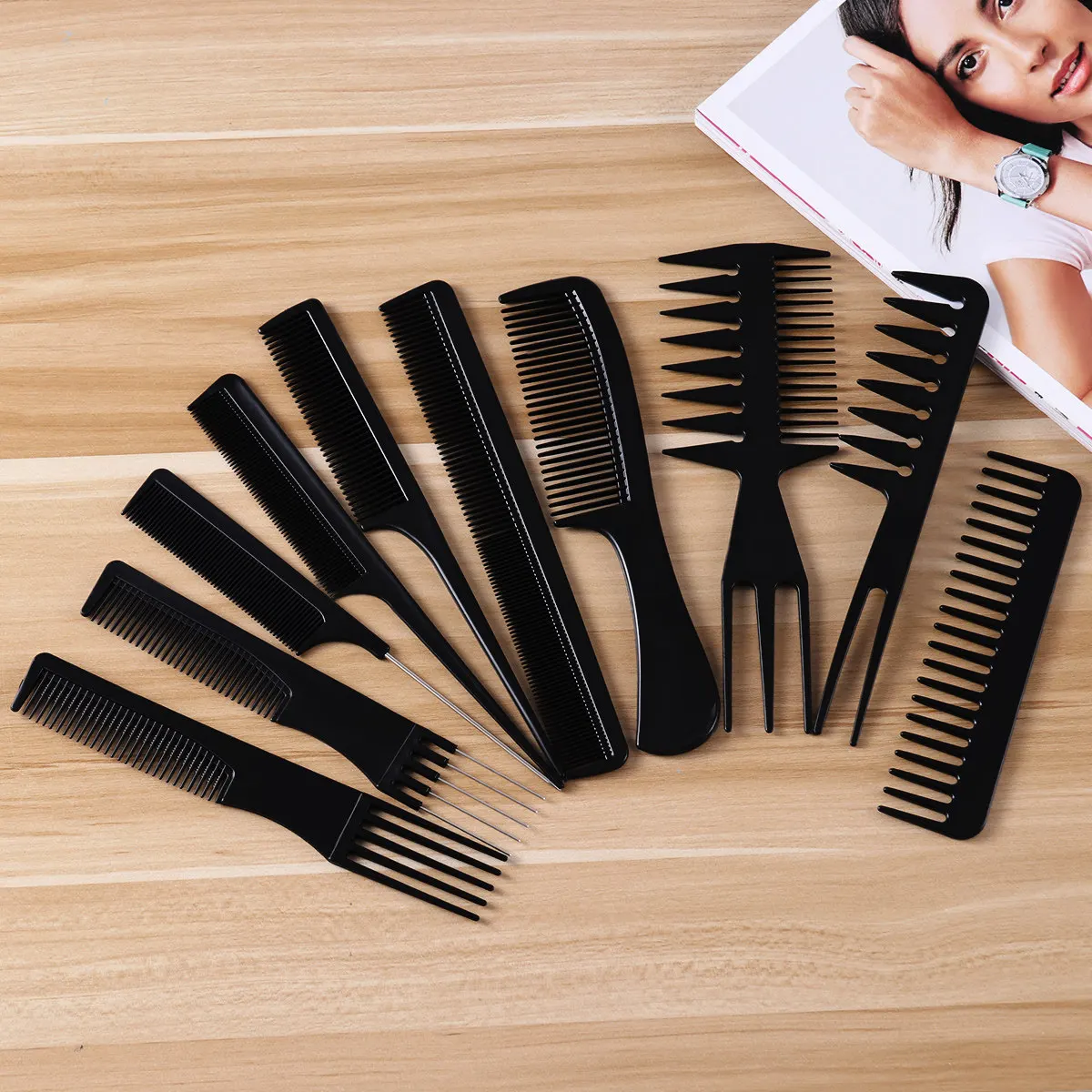 Barber Shop Hairdresser Tools Haircut Products Salon Black Comb Hairstyle Combs
Barber Shop Hairdresser Tools Haircut Products Salon Black Comb Hairstyle Combs