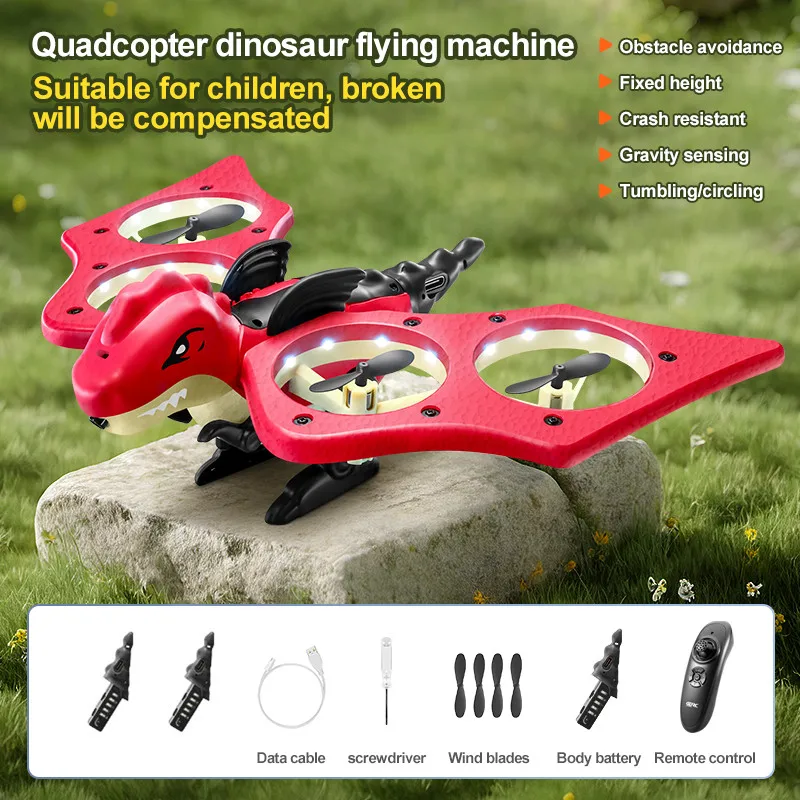 RC Dinosaurs Plane 2.4G Remote Control Plane Obstacle Avoidance Airplane EPP Foam Remote Control Dinosaurs Drone Kids Toy Gifts
RC Dinosaurs Plane 2.4G Remote Control Plane Obstacle Avoidance Airplane EPP Foam Remote Control Dinosaurs Drone Kids Toy Gifts