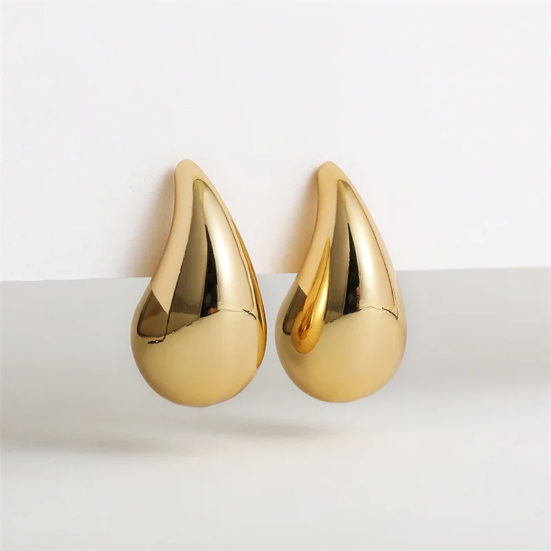 2023 Stainless Steel Water Drop Fashion Hollow Stud Earrings Personalized Gold Color Texture Waterproof Charm Jewelry New
2023 Stainless Steel Water Drop Fashion Hollow Stud Earrings Personalized Gold Color Texture Waterproof Charm Jewelry New