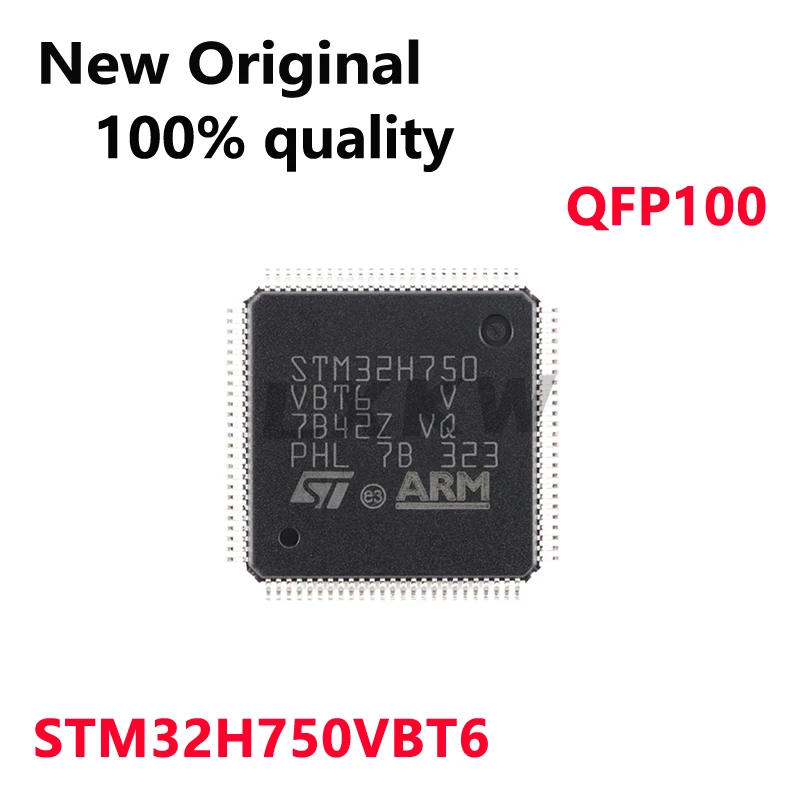 (1piece) New Original STM32H750VBT6 STM32H750 VBT6 QFP100 ARM Cortex-M7 32-bit microcontroller chip In Stock
(1piece) New Original STM32H750VBT6 STM32H750 VBT6 QFP100 ARM Cortex-M7 32-bit microcontroller chip In Stock