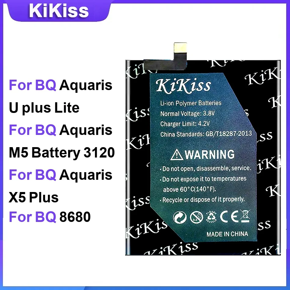 Battery For BQ Aquaris U plus Lite M5 Battery 3120 X5 Plus 8680 Reliable Choice
Battery For BQ Aquaris U plus Lite M5 Battery 3120 X5 Plus 8680 Reliable Choice