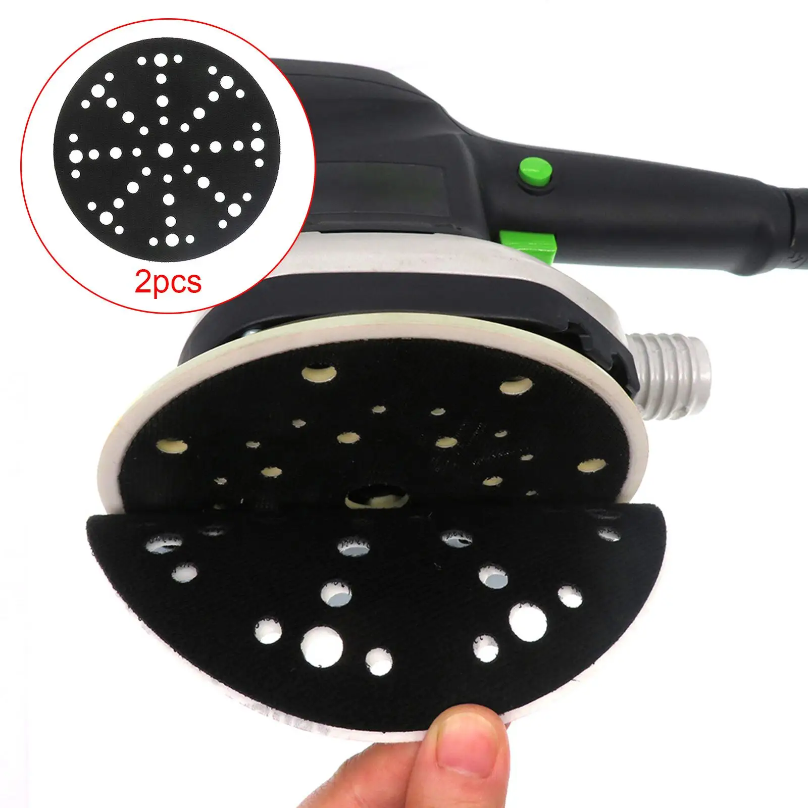 2 Pieces Sandpaper Sanding Pads 6Inches 48 Hole Sander Polisher Tool for Woodworking
2 Pieces Sandpaper Sanding Pads 6Inches 48 Hole Sander Polisher Tool for Woodworking