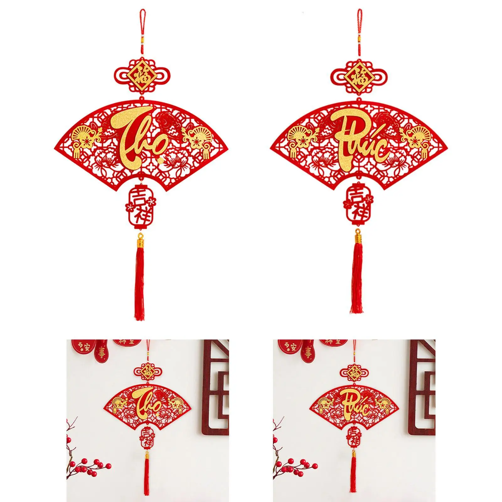New Year Decoration Vietnamese Character Spring Festival Traditional Pendant for Window Party Supplies Party Office Bedroom
New Year Decoration Vietnamese Character Spring Festival Traditional Pendant for Window Party Supplies Party Office Bedroom