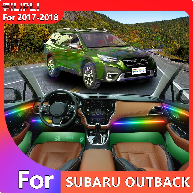 FILIPLI For The SUBARU OUTBACK For 2014 Multi Colour RGB Voice Control Car LED Mood Light Cyberpunk Music Sync Car Ambient Light
FILIPLI For The SUBARU OUTBACK For 2014 Multi Colour RGB Voice Control Car LED Mood Light Cyberpunk Music Sync Car Ambient Light