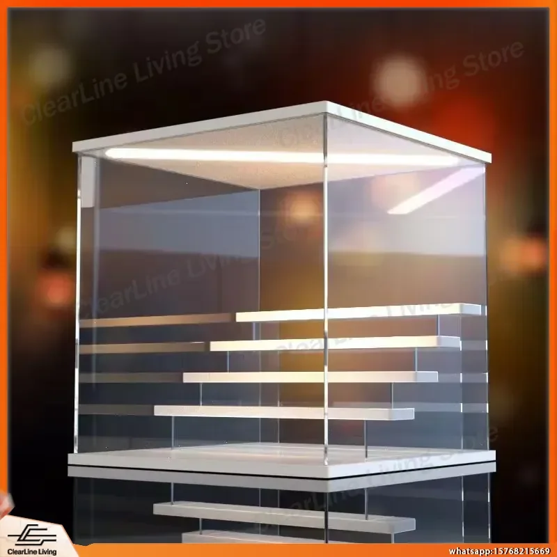 Acrylic Display Cabinet with Steps Doors LED Lights for Blind Box Toys Car Models Action Figures Collectibles Home Decor
Acrylic Display Cabinet with Steps Doors LED Lights for Blind Box Toys Car Models Action Figures Collectibles Home Decor