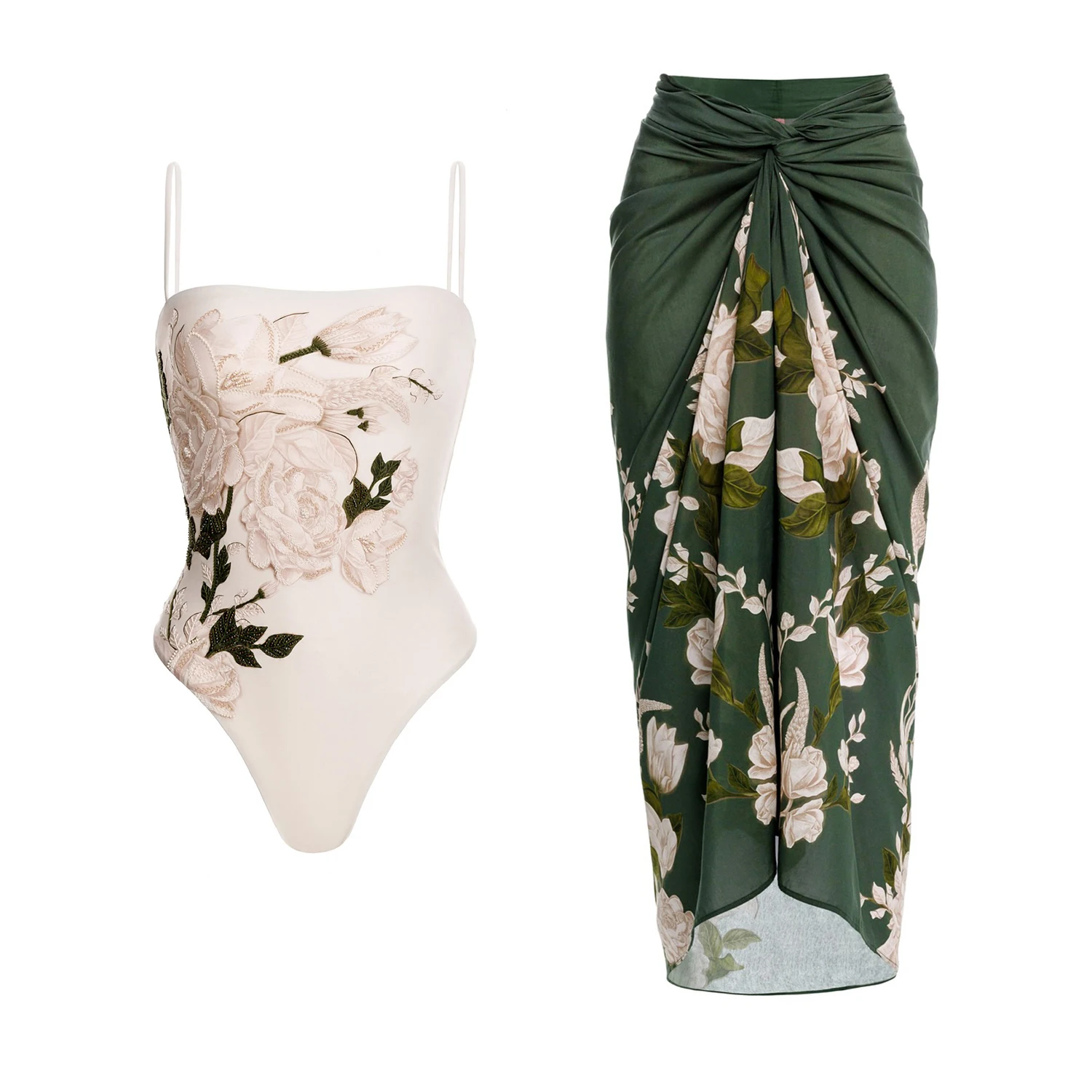 2Pcs Floral Printed Swimsuit Sexy Women Bikini Push Up Swimwear High Waist Biquini Female Sarong Bathing Suit Slimming Beachwear
2Pcs Floral Printed Swimsuit Sexy Women Bikini Push Up Swimwear High Waist Biquini Female Sarong Bathing Suit Slimming Beachwear