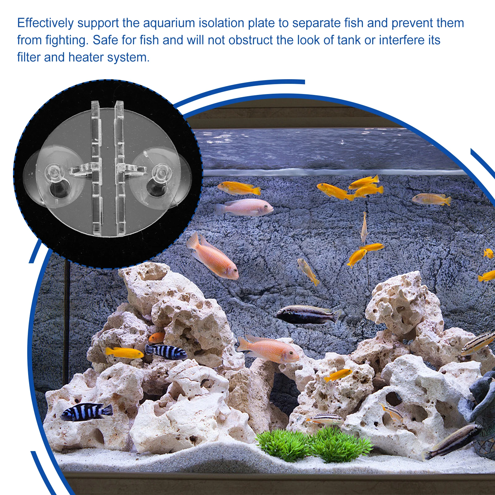 Acrylic Fish Tank Divider Clips Durable Materials Long Service Life Aquarium Supplies Suction Cups Easy Install Firm Stick
Acrylic Fish Tank Divider Clips Durable Materials Long Service Life Aquarium Supplies Suction Cups Easy Install Firm Stick