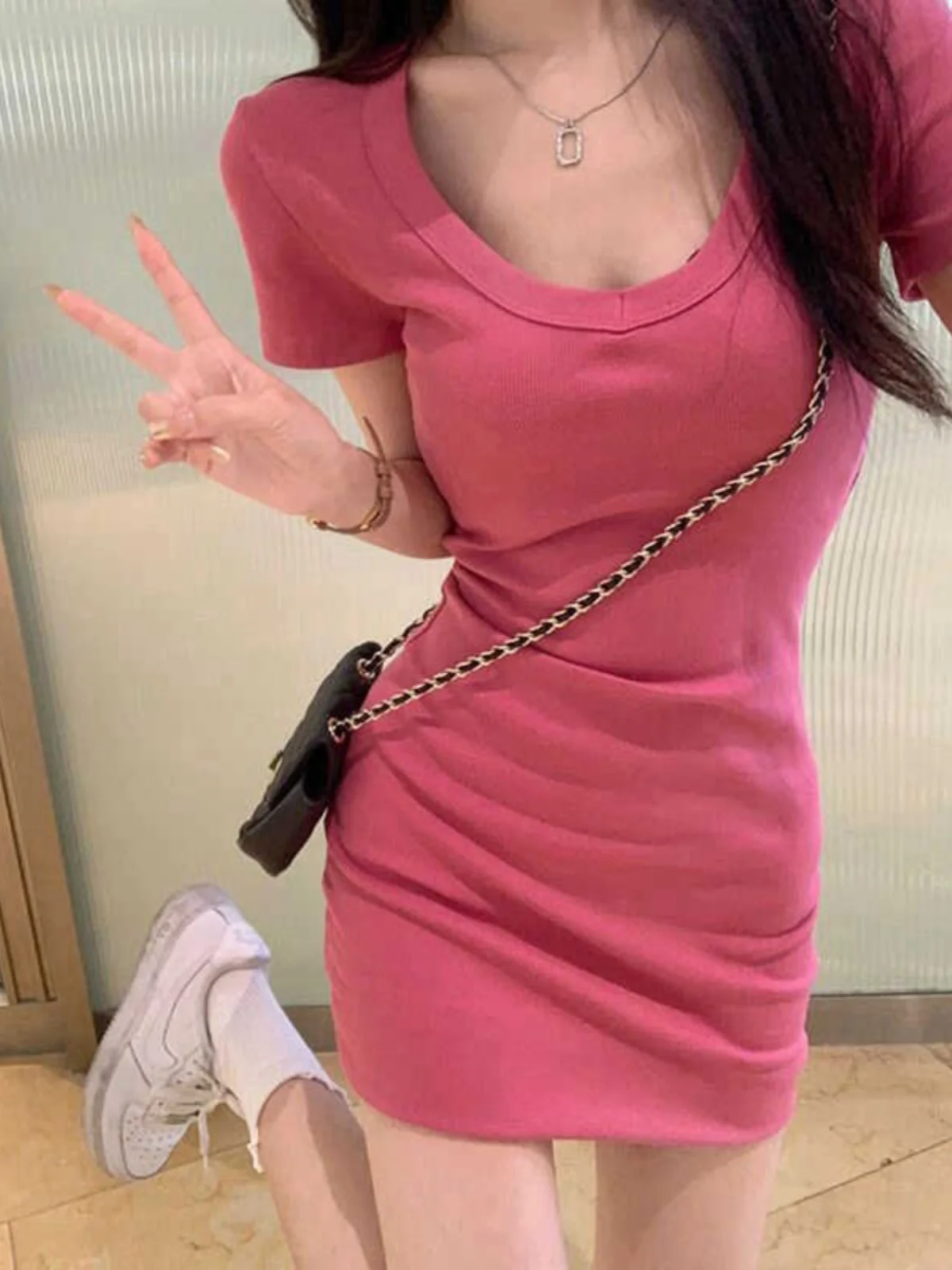 Slim Fit Wrap around Waist Slimming Sweet And Spicy Pleated Dress Short Skirt Women's Fashion Spring Summer New Style Hot Girl
Slim Fit Wrap around Waist Slimming Sweet And Spicy Pleated Dress Short Skirt Women's Fashion Spring Summer New Style Hot Girl