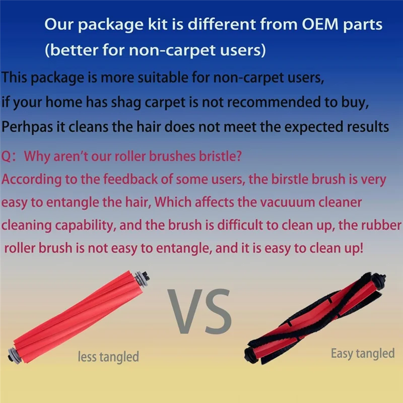 WCS-For Roborock Q5+ Plus Replacement Accessories Kit Vacuum Cleaner Main Side Brush Hepa Filters Dust Bags
WCS-For Roborock Q5+ Plus Replacement Accessories Kit Vacuum Cleaner Main Side Brush Hepa Filters Dust Bags