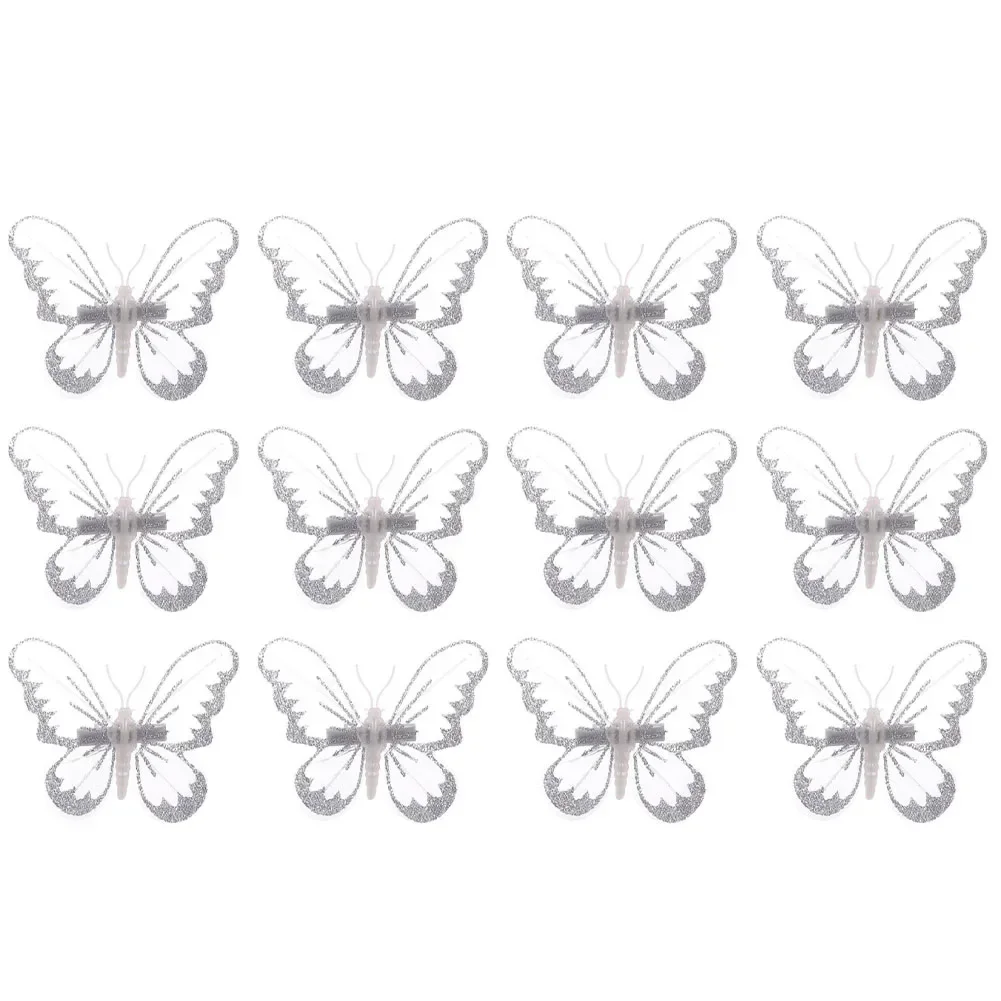 12pcs Christmas Tree Butterfly Clip Xmas Tree Pendant Butterfly Clip New Year Ornament For Home Navidad Xmas Tree Decorations
12pcs Christmas Tree Butterfly Clip Xmas Tree Pendant Butterfly Clip New Year Ornament For Home Navidad Xmas Tree Decorations