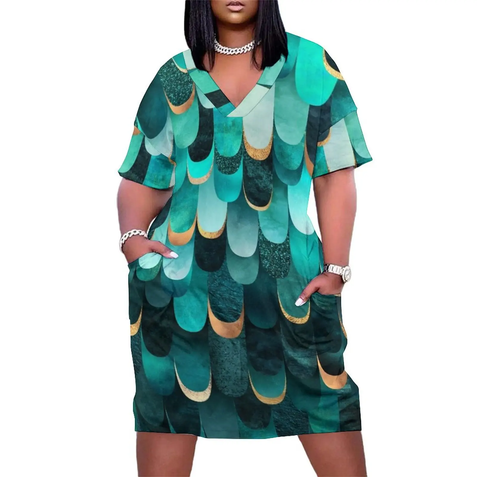 Feathered - Turquoise Loose Pocket Dress dresses for woman women dresses dresses korean style dress
Feathered - Turquoise Loose Pocket Dress dresses for woman women dresses dresses korean style dress