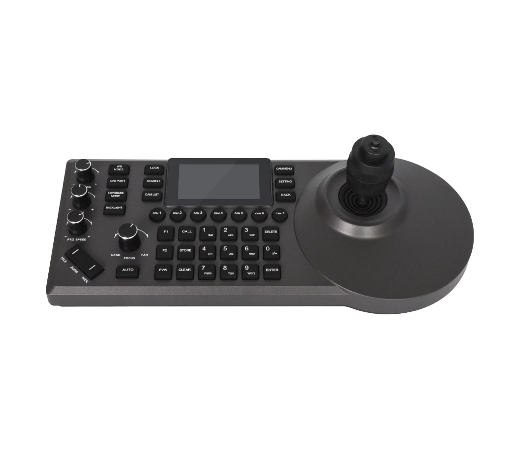 YYHC-New Arrive Studio Equipment Broadcast Camera Controller 4D Usb Joystick IP Ptz Controller Joystick for NDI Camera
YYHC-New Arrive Studio Equipment Broadcast Camera Controller 4D Usb Joystick IP Ptz Controller Joystick for NDI Camera
