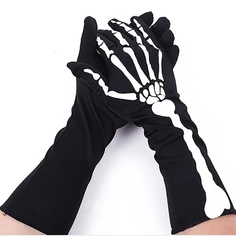 Halloween Unisex Adult Skeleton Skull Full Finger Long Gloves for Women Cosplay Stretch Gothic Bicycle Mittens Accessories 
Halloween Unisex Adult Skeleton Skull Full Finger Long Gloves for Women Cosplay Stretch Gothic Bicycle Mittens Accessories
