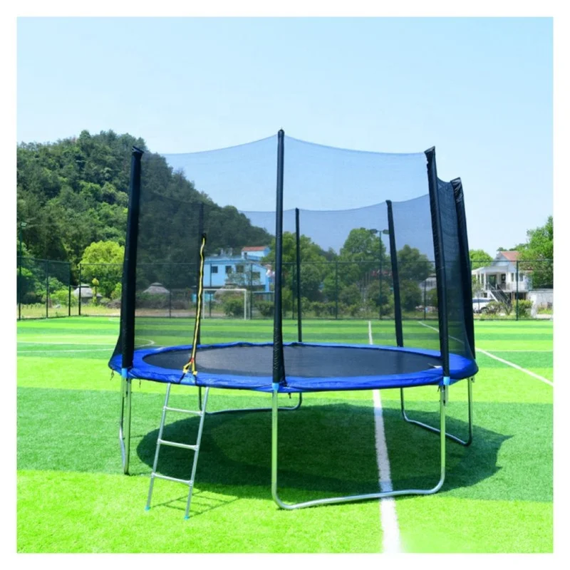 12ft PVC Trampoline with Net Outdoor Jumping Trampoline for Amusement Park Use
12ft PVC Trampoline with Net Outdoor Jumping Trampoline for Amusement Park Use