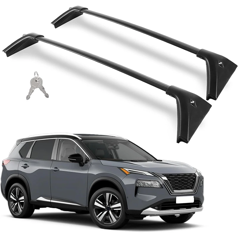 300LBS Roof Rack Cross Bars for 2021-2025 Rogue SL SV Platinum, Lockable Heavy Duty Aluminum Cross Bar with Anti-Theft Locks
300LBS Roof Rack Cross Bars for 2021-2025 Rogue SL SV Platinum, Lockable Heavy Duty Aluminum Cross Bar with Anti-Theft Locks
