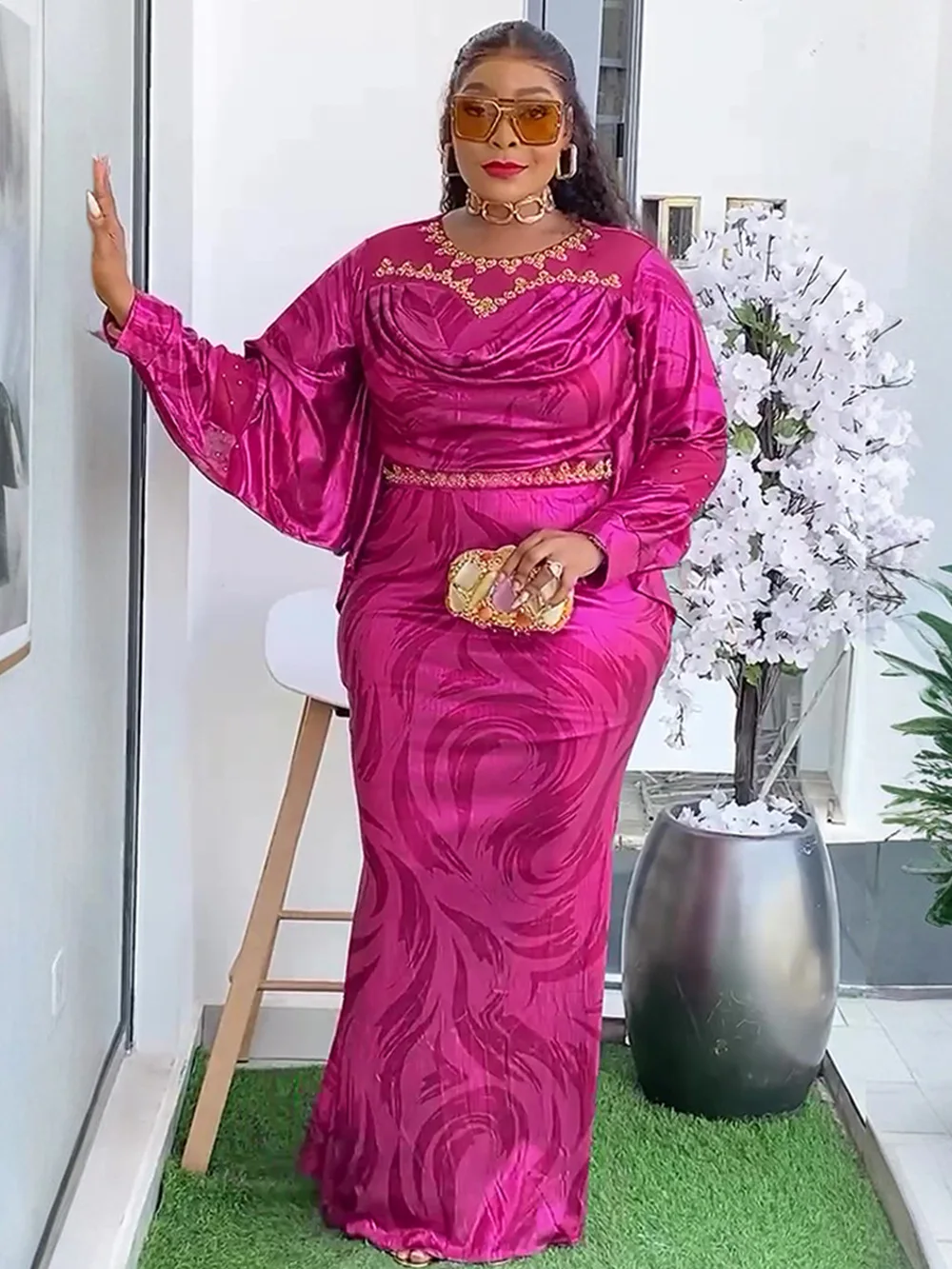 Elegant African Dresses for Women New Africa Clothing Plus Size Turkey Wedding Party Long Dress Dashiki Ankara Outfits Robe Gown
Elegant African Dresses for Women New Africa Clothing Plus Size Turkey Wedding Party Long Dress Dashiki Ankara Outfits Robe Gown