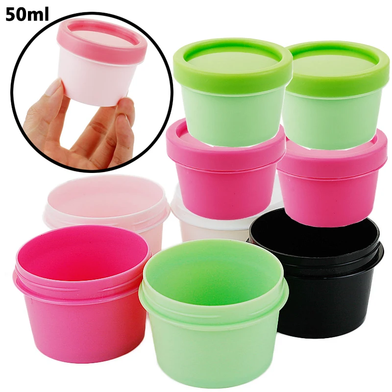 100pcs/pack 50ml Empty Container Cream White Pot Plastic Refillable Bottles Cosmetic Box Travel Face Cream Cosmetic Container
100pcs/pack 50ml Empty Container Cream White Pot Plastic Refillable Bottles Cosmetic Box Travel Face Cream Cosmetic Container