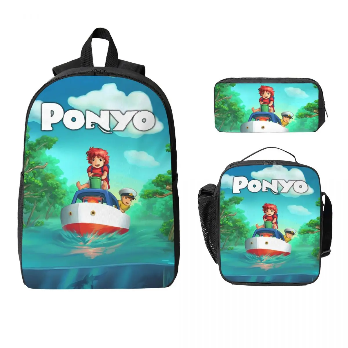 3Pcs Ponyos Accessories Backpack Set for Kids Pencil Boxes Bookbag Sets with Lunch Box For Primary School Students Daypack
3Pcs Ponyos Accessories Backpack Set for Kids Pencil Boxes Bookbag Sets with Lunch Box For Primary School Students Daypack