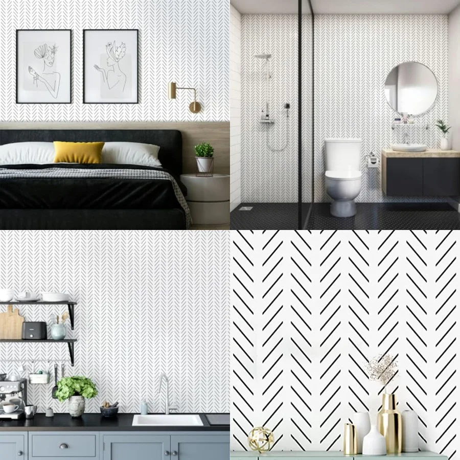 and White Peel and Stick Wallpaper Modern Herringbone Contact Paper 17.7inch x 393.7inch Geometric Removable Wallpaper Modern D
and White Peel and Stick Wallpaper Modern Herringbone Contact Paper 17.7inch x 393.7inch Geometric Removable Wallpaper Modern D