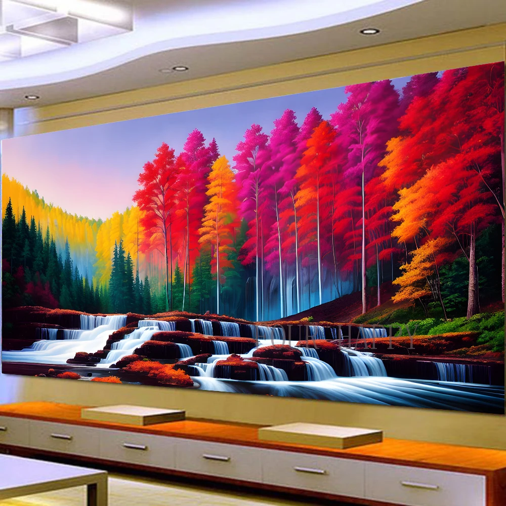 5D DIY Large Diamond Painting Cross Fantasy Forest Landscape Wall Art, Full Round Drill, Embroidery Home Decor
5D DIY Large Diamond Painting Cross Fantasy Forest Landscape Wall Art, Full Round Drill, Embroidery Home Decor