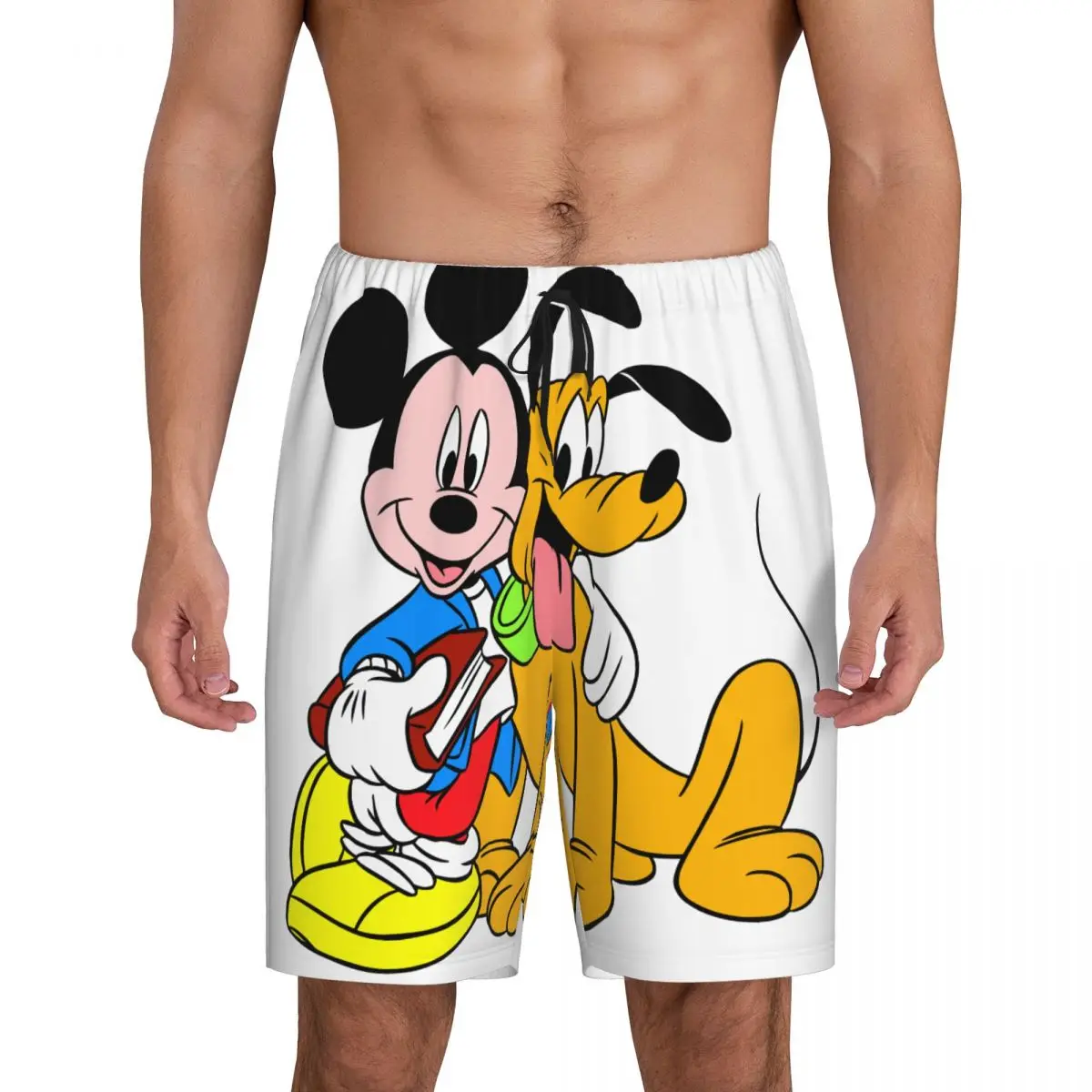 Custom Minnie Mickey Mouse Pluto Pajama Bottoms Men's Lounge Sleep Shorts Stretch Sleepwear Pjs with Pockets
Custom Minnie Mickey Mouse Pluto Pajama Bottoms Men's Lounge Sleep Shorts Stretch Sleepwear Pjs with Pockets