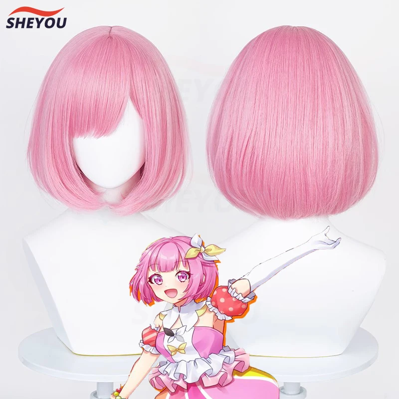 Ootori Emu Cosplay Wig Anime Project SEKAI COLORFUL STAGE! Short Pink Heat Resistant Synthetic Halloween Hair Wigs + Wig Cap
Ootori Emu Cosplay Wig Anime Project SEKAI COLORFUL STAGE! Short Pink Heat Resistant Synthetic Halloween Hair Wigs + Wig Cap