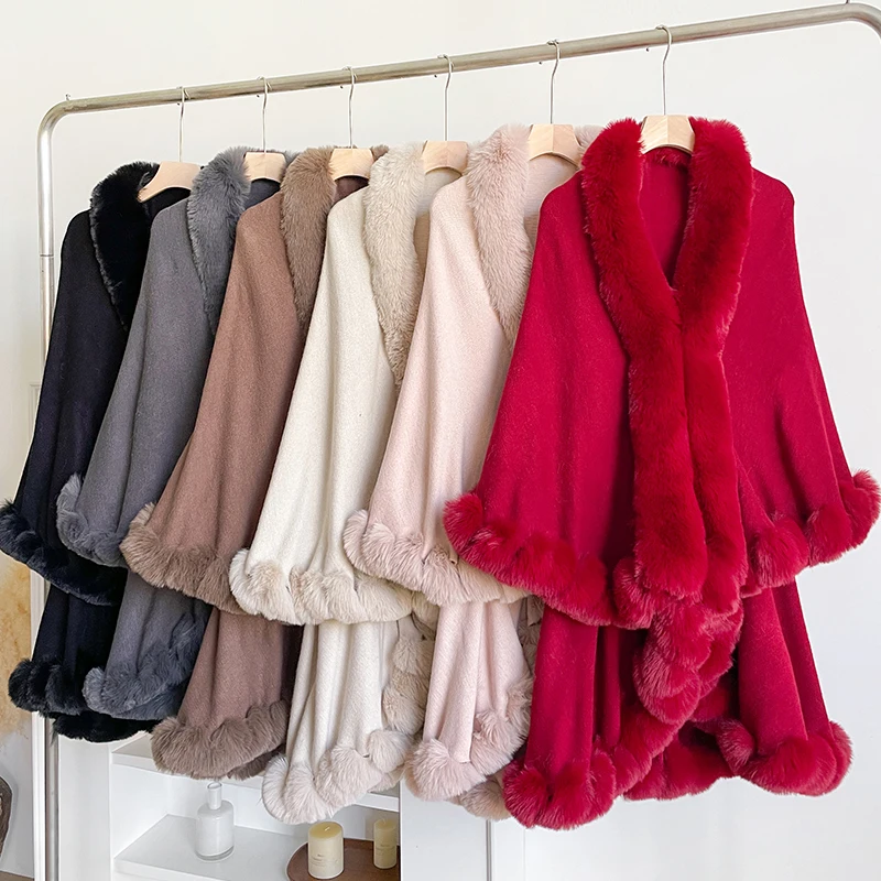 Новая зимняя накидка из искусственного меха с утолщенной норкой и полной отделкой - женский свободный флисовый плащ с капюшоном, праздничное платье, теплые накидки
Новая зимняя накидка из искусственного меха с утолщенной норкой и полной отделкой - женский свободный флисовый плащ с капюшоном, праздничное платье, теплые накидки