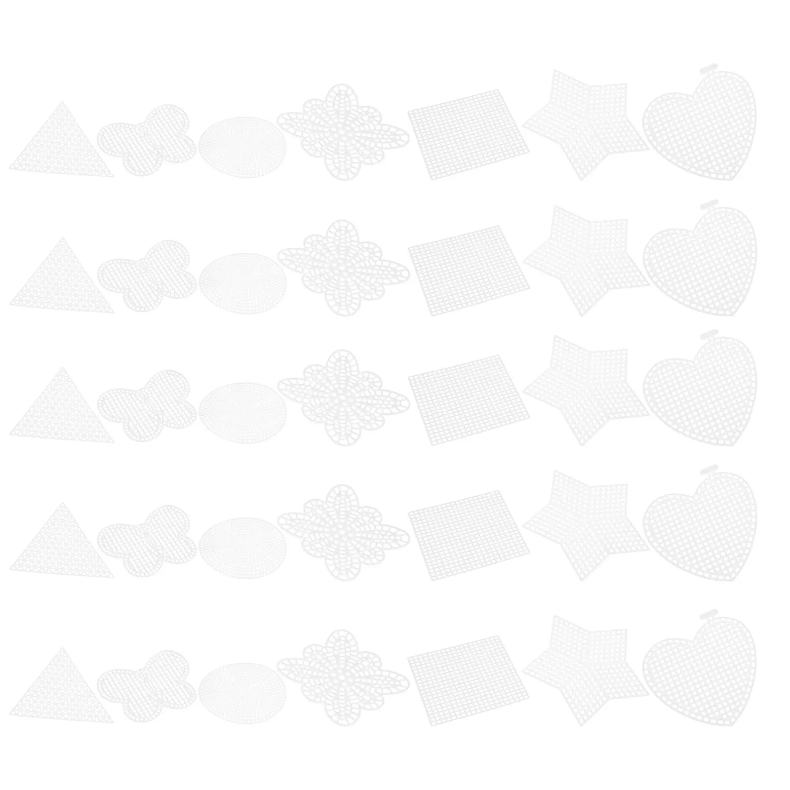 70Pcs Cross Stitch Plastic Canvas Mesh Sheets Embroidery Sewing Supply for DIY Crafting Cross Stitch Accessories Stitching Mesh
70Pcs Cross Stitch Plastic Canvas Mesh Sheets Embroidery Sewing Supply for DIY Crafting Cross Stitch Accessories Stitching Mesh