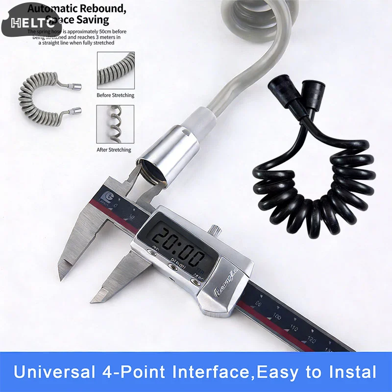 1PCS Hand Wash Toilet Spray Nozzle Bidet Shower HoseTelescopic 1.5/2 Meter Spring Inlet Hose Telephone Line Shower Head Hose
1PCS Hand Wash Toilet Spray Nozzle Bidet Shower HoseTelescopic 1.5/2 Meter Spring Inlet Hose Telephone Line Shower Head Hose