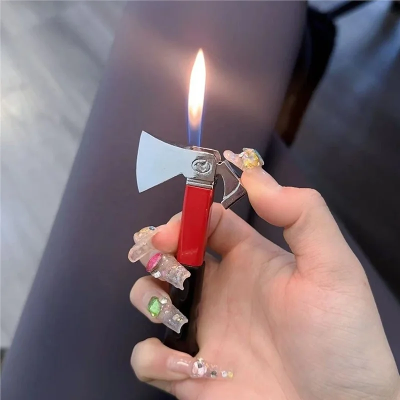 Metal Creative Pliers Open Flame Lighter Portable Fun Refillable Butane Gas Unusual Lighter for Men's Gift Cigarette Accessories
Metal Creative Pliers Open Flame Lighter Portable Fun Refillable Butane Gas Unusual Lighter for Men's Gift Cigarette Accessories