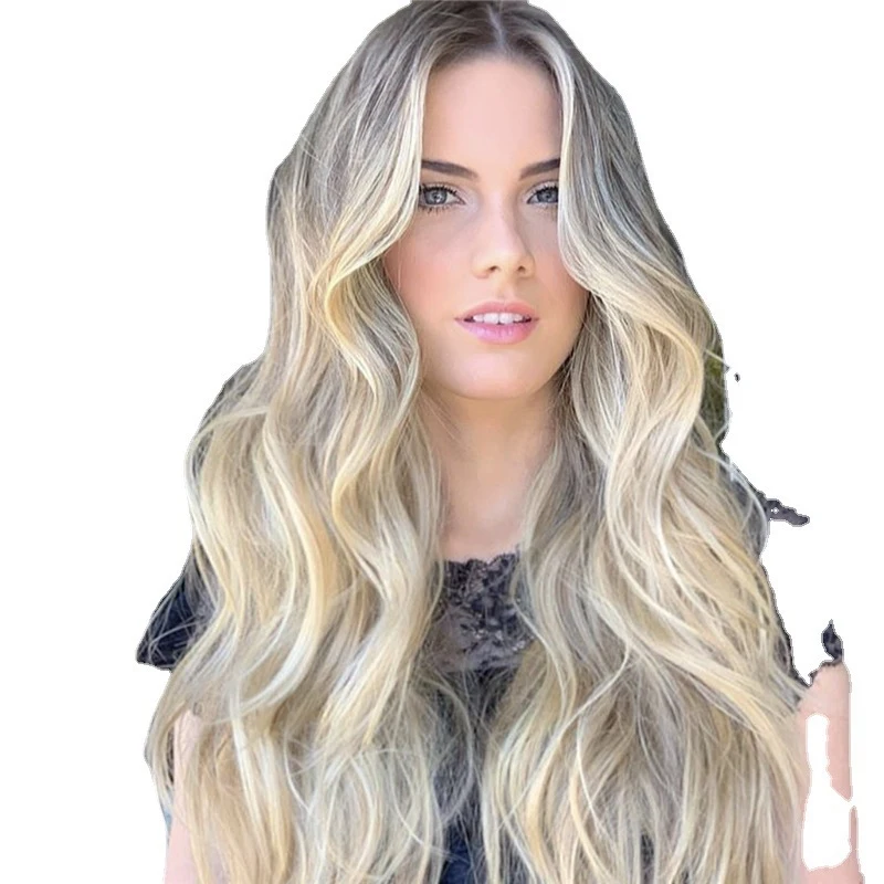 European and American style corn curl long curly wig
European and American style corn curl long curly wig