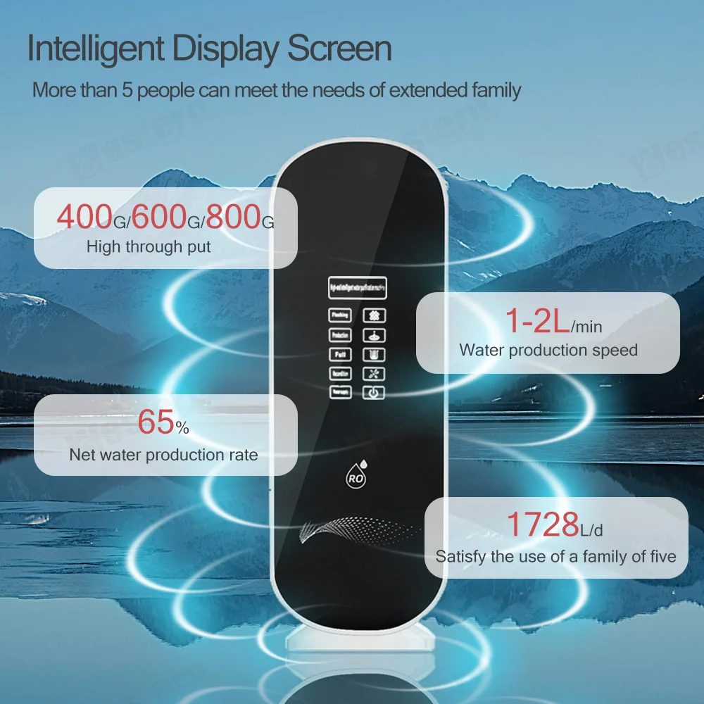 Water Filter 4 Stage Portable Domestic Drinking Water Purifier Under Sink Faucet for Home Kitchen Pure Reverse Osmosis Water Fil
Water Filter 4 Stage Portable Domestic Drinking Water Purifier Under Sink Faucet for Home Kitchen Pure Reverse Osmosis Water Fil