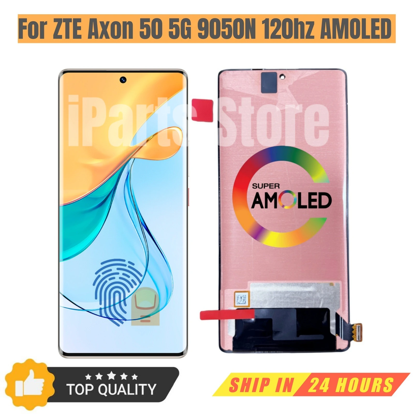 iParts Replacement New Display for ZTE Axon 50 5G 9050N 120hz AMOLED Touch Screen Digitizer Assembly Black OEM Grade A Parts
iParts Replacement New Display for ZTE Axon 50 5G 9050N 120hz AMOLED Touch Screen Digitizer Assembly Black OEM Grade A Parts